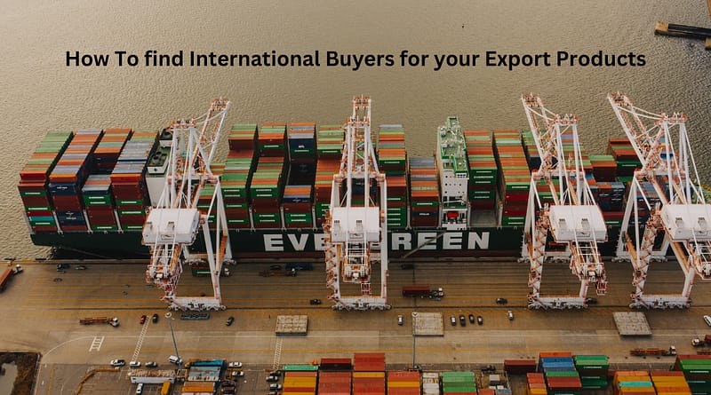 How to find International buyers for export products